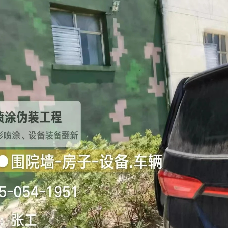 鄂州数码迷彩漆施工